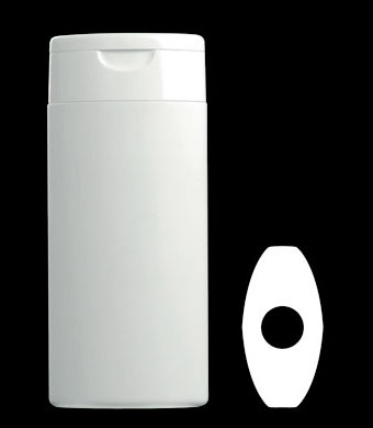 400ML DUO OVAL HDPE WITH 27MM NECK