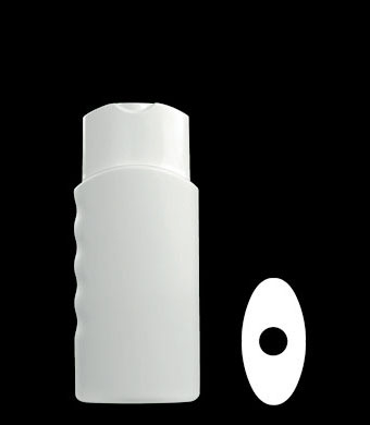 150ML NAPIER OVAL HDPE WITH 17MM NECK