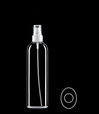 200ML RIMINI OVAL PETG WITH 22-410 NECK FINISH