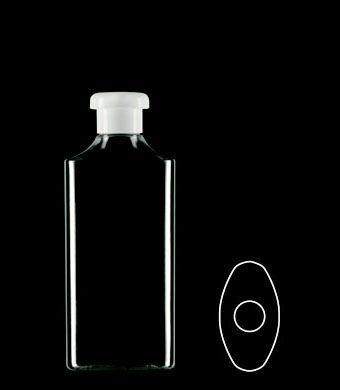 200ML ATHENA OVAL PETG WITH 24-415 NECK FINISH