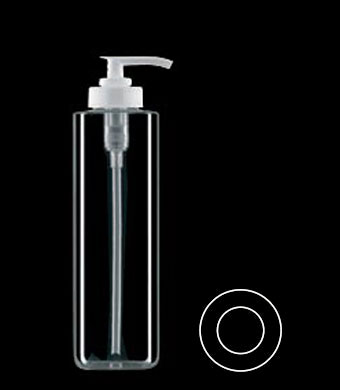 250ML TUBULAR ROUND PETG WITH 28-400 NECK FINISH
