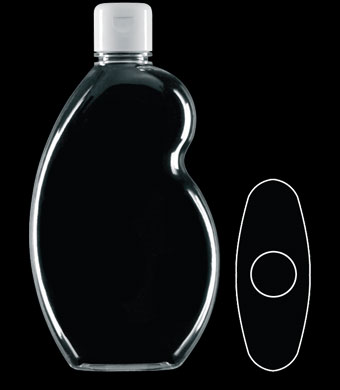 500ML PULSE OVAL PETG WITH 31MM NECK