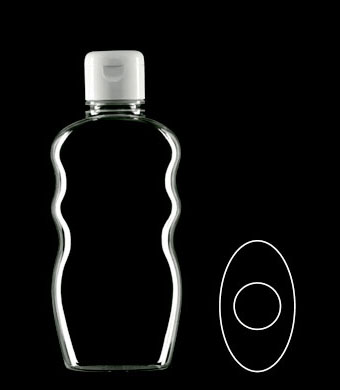 300ML SILHOUETTE OVAL PETG WITH 31MM NECK