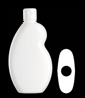 500ML PULSE OVAL HDPE WITH 31MM NECK