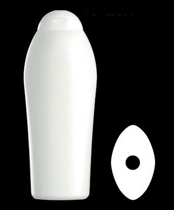 500ML EVOLUTION OVAL HDPE WITH 21MM NECK