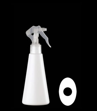 150ML SAVIN OVAL HDPE WITH 24-410 NECK FINISH