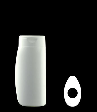 200ML SPINNAKER OVAL HDPE WITH 23MM NECK