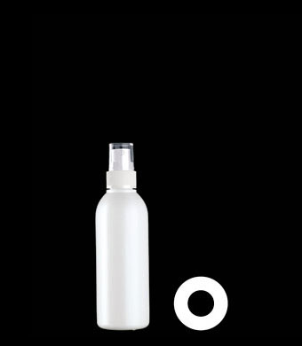 100ML TALL BOSTON ROUND HDPE WITH 20-410 NECK FINISH