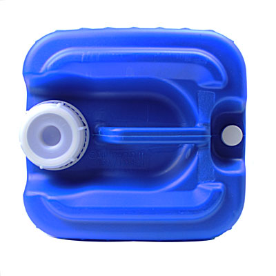 5GALLON BLUE HDPE TIGHTHEAD RECTANGULAR UN APPROVED PLASTIC DRUM - 70MM NECK-detail image