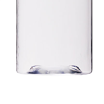 236ML CLEAR SQUART CYLINDER ROUND PET PLASTIC - 24-410-detail image