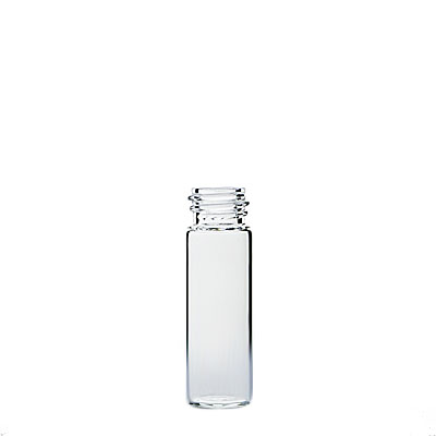 1DRAM FLINT GLASS TYPE 1 CLEAR BOROSILICATE 15 X 45 VIAL ROUND  WITH 13-425 NECK FINISH