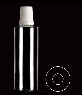 500ML TUBULAR ROUND PET WITH 28MM NECK