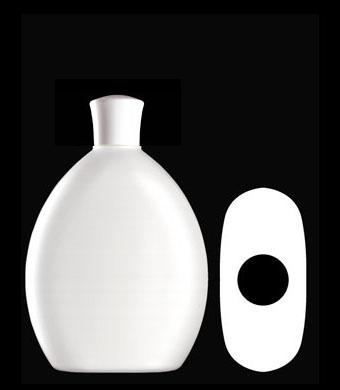 400ML PLUTO OVAL HDPE WITH 24-415 NECK FINISH
