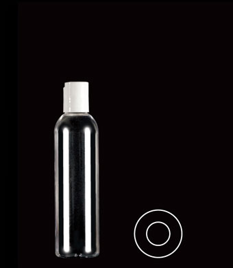 250ML TALL BOSTON ROUND PETG WITH 24-410 NECK FINISH