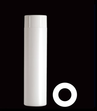 400ML TUBULAR ROUND HDPE WITH 28MM NECK