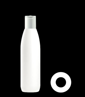 200ML POLARIS ROUND HDPE WITH 24-410 NECK FINISH
