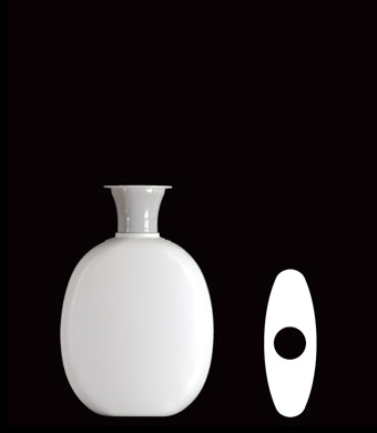 250ML SIESTA OVAL HDPE WITH 24-400 NECK FINISH