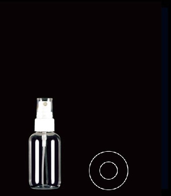 60ML BOSTON ROUND PET WITH 20-410 NECK FINISH