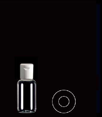 60ML BOSTON ROUND PET WITH 20-415 NECK FINISH