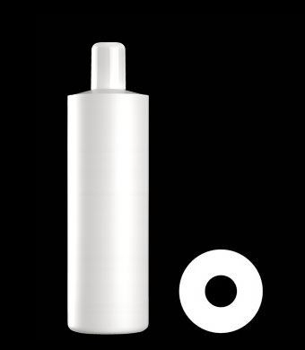 500ML TUBULAR ROUND HDPE WITH 24-415 NECK FINISH