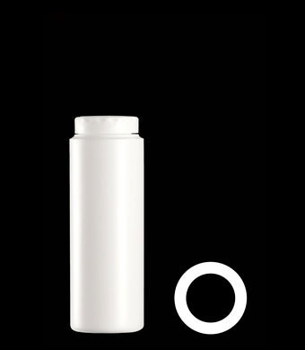 100GRAM TUBULAR TALC ROUND HDPE