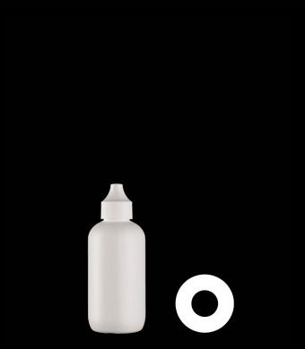 100ML BOSTON ROUND HDPE WITH 20-410 NECK FINISH