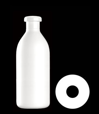 400ML TALL ROUND HDPE WITH 24-415 NECK FINISH