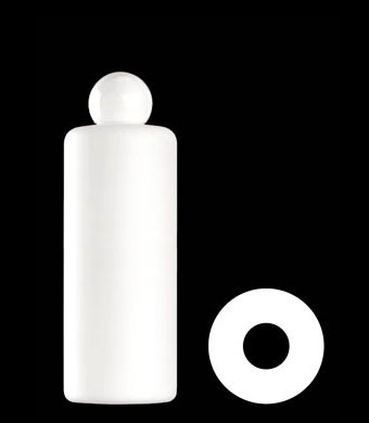 200ML COCO ROUND HDPE WITH 24-410 NECK FINISH