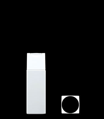100ML SKYLINE RECTANGULAR HDPE WITH 23MM NECK