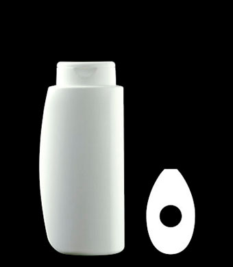 300ML SPINNAKER OVAL HDPE WITH 23MM NECK