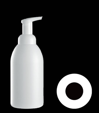 550ML ROUND HDPE WITH 40MM NECK