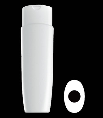 250ML TRANQUILITY OVAL HDPE WITH 23MM NECK