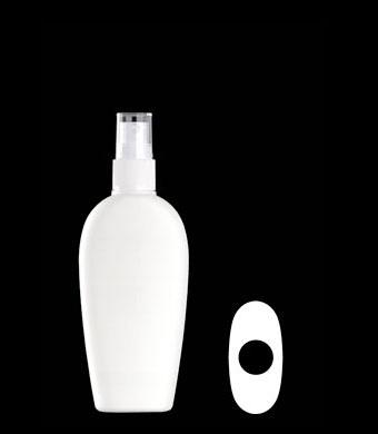 100ML OLIVIA OVAL HDPE WITH 20-410 NECK FINISH