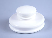 33MM WHITE PP APOTHECARY II CONTINUOUS THREAD (CT) CAP