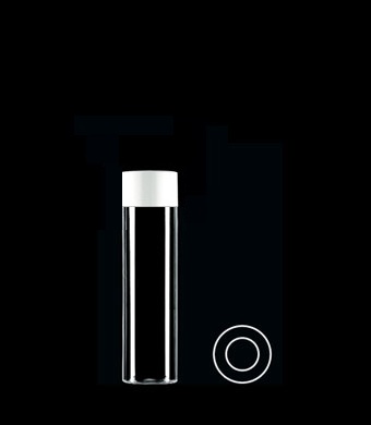 100ML SLIM TUBULAR ROUND PET WITH 20-415 NECK FINISH