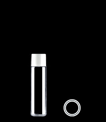 25ML TUBULAR ROUND PET WITH 18-415 NECK FINISH