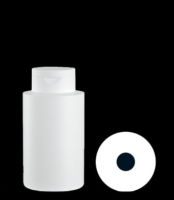 500ML MIDI TUBULAR ROUND HDPE WITH 24-410 NECK FINISH