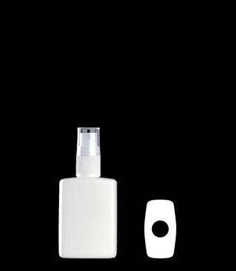 50ML RECTANGULAR HDPE WITH 18-415 NECK FINISH