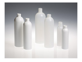 12OZ WHITE COSMO ROUND HDPE WITH 24-410 NECK FINISH