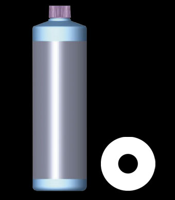 1000ML TUBULAR ROUND HDPE WITH 28MM NECK
