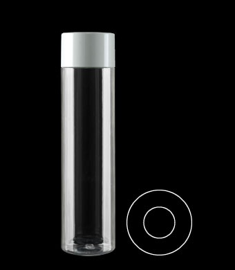 300ML SLIM TUBULAR ROUND PET WITH 24-415 NECK FINISH