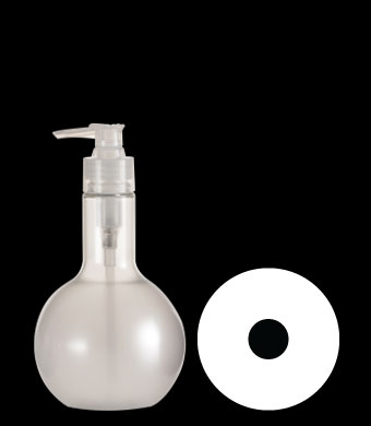 300ML FLORENTINE FLASK OVAL PET WITH 24-410 NECK FINISH