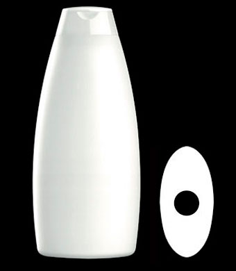 500ML VOGUE OVAL HDPE WITH 23MM NECK