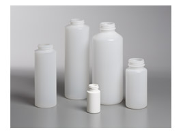 10OZ NATURAL PHARMA CYLINDER HDPE WITH 38-400 NECK FINISH