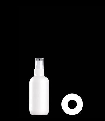 125ML BOSTON ROUND HDPE WITH 20-410 NECK FINISH