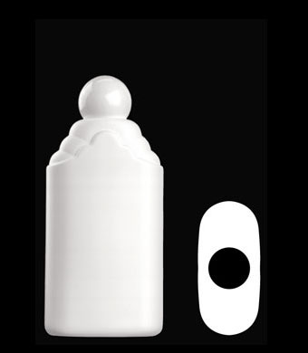 250ML STRATUS OVAL HDPE WITH 24-410 NECK FINISH