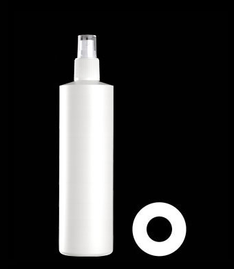350ML TUBULAR ROUND HDPE WITH 22-415 NECK FINISH