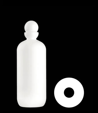 500ML CUPPED PLINTH BOSTON ROUND HDPE WITH 24-410 NECK FINISH