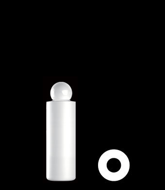 150ML TUBULAR ROUND HDPE WITH 24-410 NECK FINISH