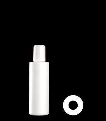 150ML TUBULAR ROUND HDPE WITH 24-415 NECK FINISH